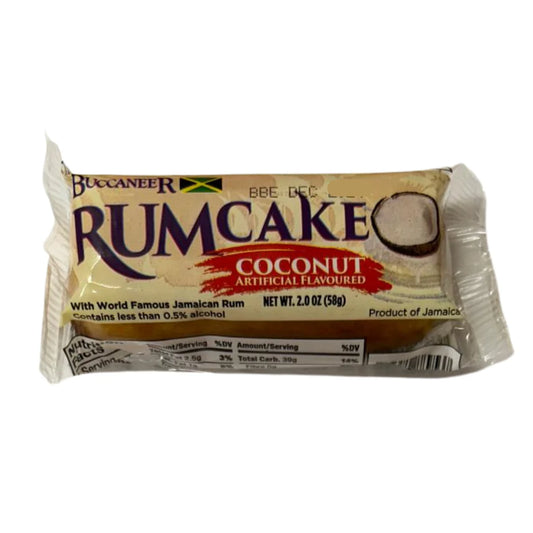 Buccaneer Rum Cake Coconut 58g