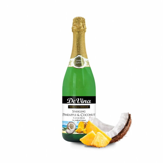 DeVina Sparkling Pineapple & Coconut Drink 750ml