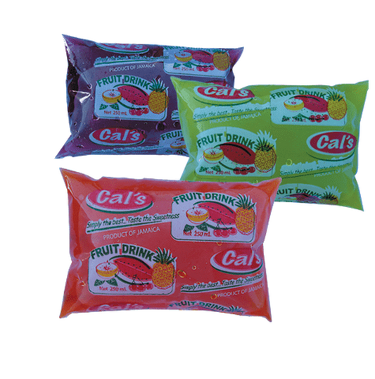 Cals Bag Juice Fruit Drink Mixed Flavours