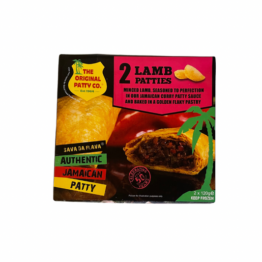 The Original Patty Co Lamb Patties (Pack of 2) 120g