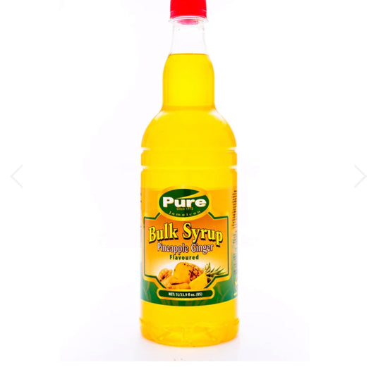 Bulk Syrup Pineapple & Ginger 1L